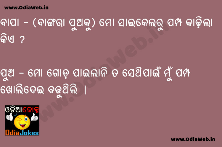 Odia Jokes on Father and Son