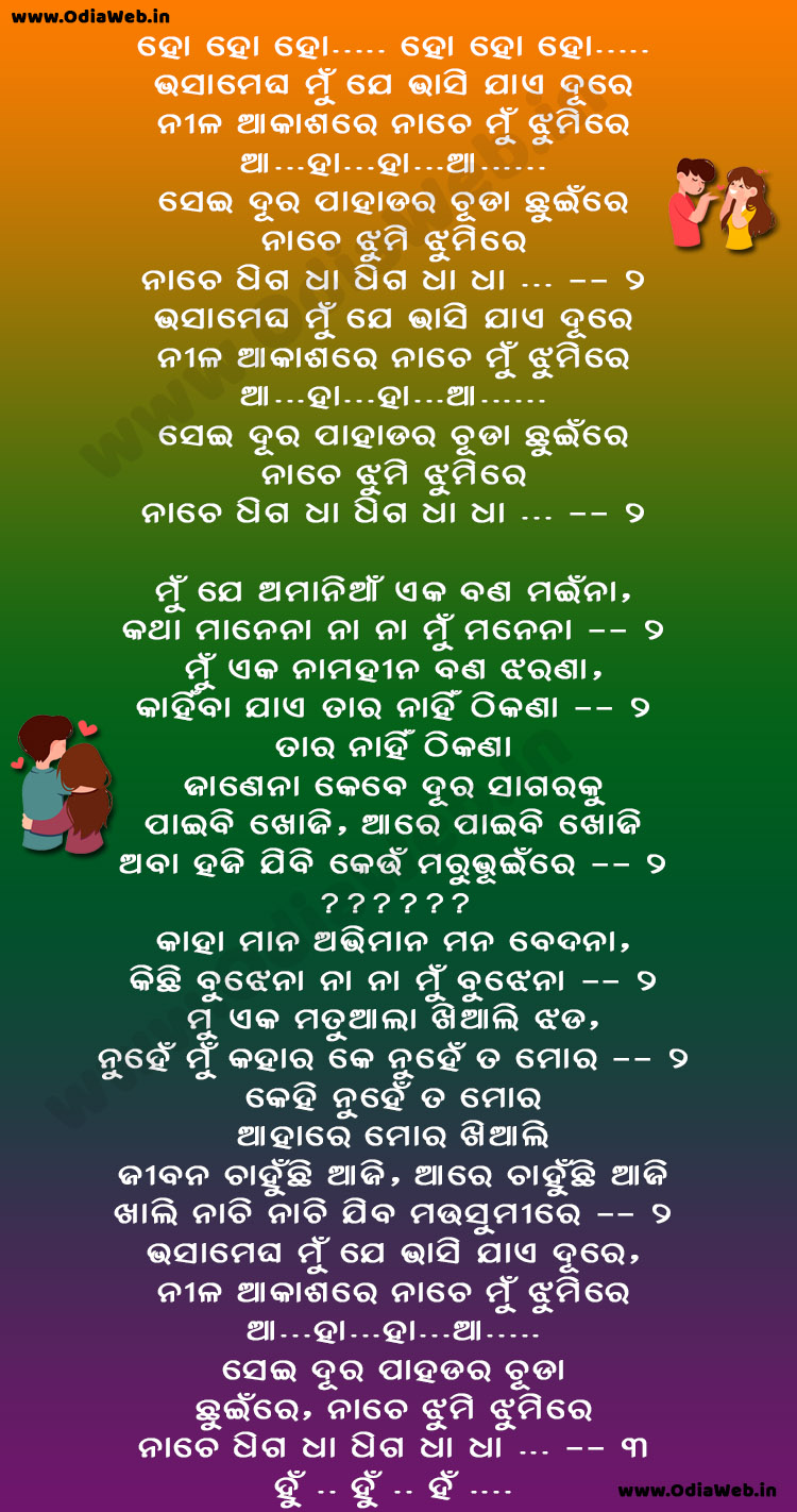 Bhasa Megha Mun Je Bhasi Jae