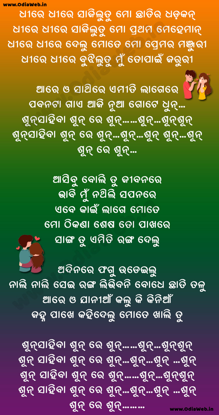 Dhire Dhire Sajilu Tu Mo Chatira Dhadkan