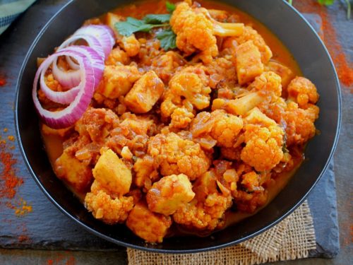 CauliFlower Paneer Masala