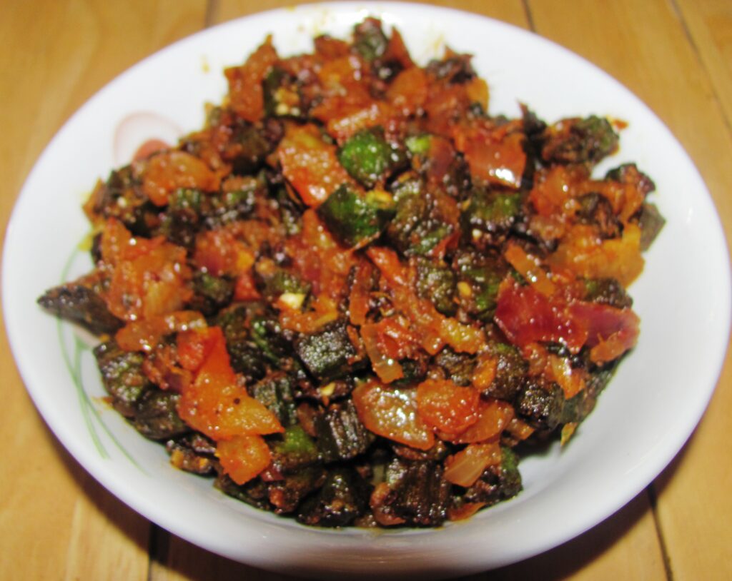Tamato Bhindi Fry