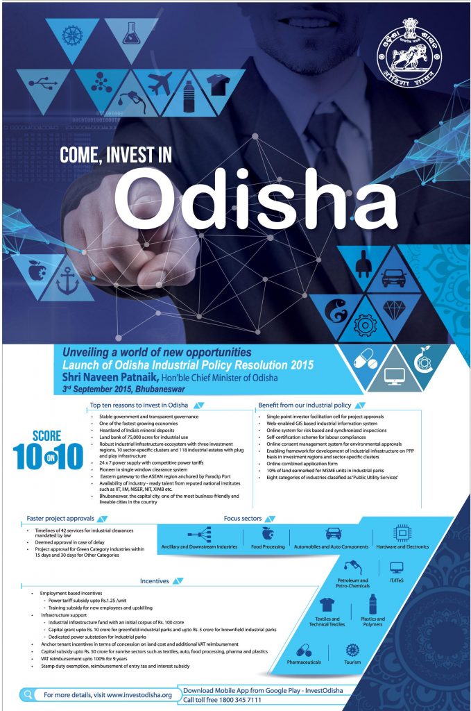 Opportunity in Odisha - Invest in Odisha