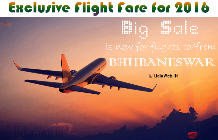 flight fare from bhubaneswar
