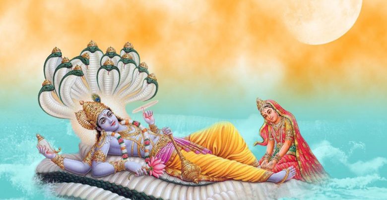 Devshayani Ekadashi ksheer sagar vishnu-laxmi