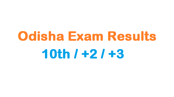 Odisha Exam Results