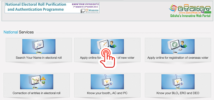 Voter ID in Odisha Online Apply