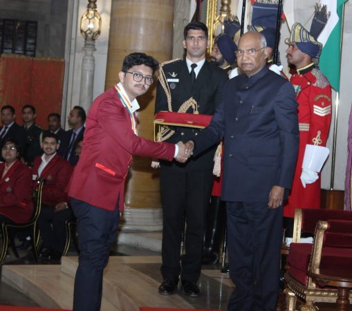 Bal Shakti Puraskar Winner Ayusman Tripathi