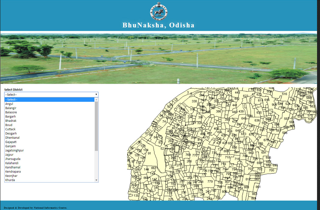 bhulekh odisha map 2020