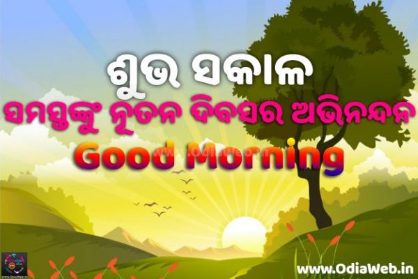 Odia Good Morning Image Shubha Sakala Greetings Wishes Messages