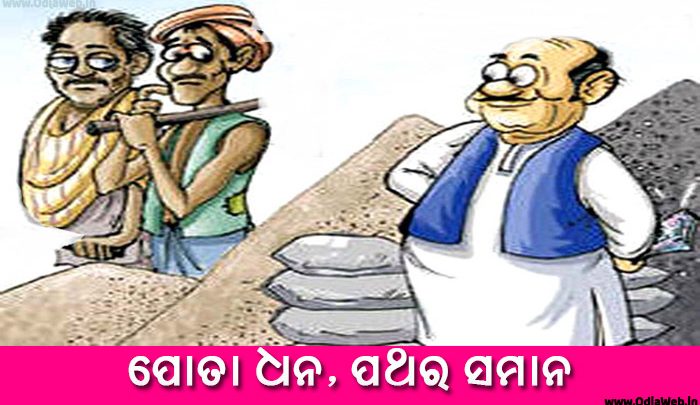 Odia Short Story Pota Dhana Pathara Samana