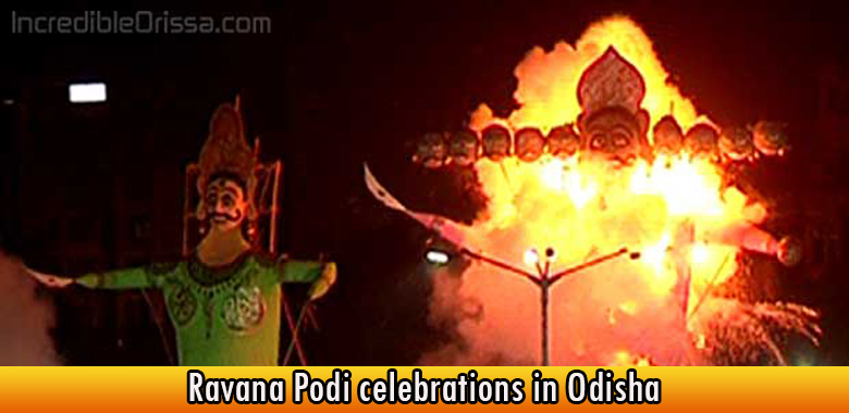 Ravana Podi celebrations in Odisha