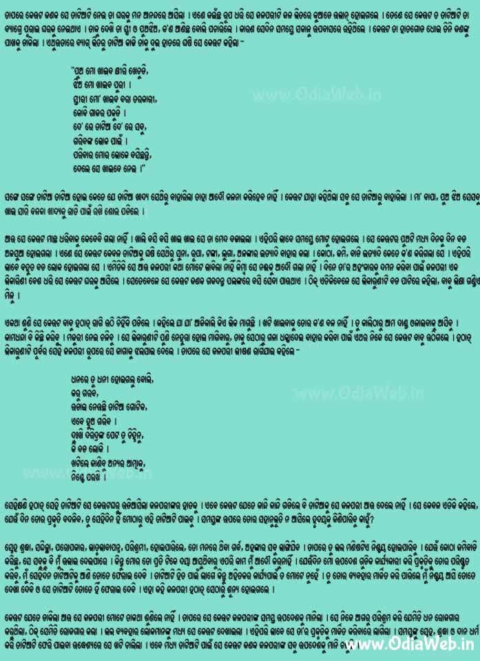 Odia Short Story Garba Bhangidele Jalapari3