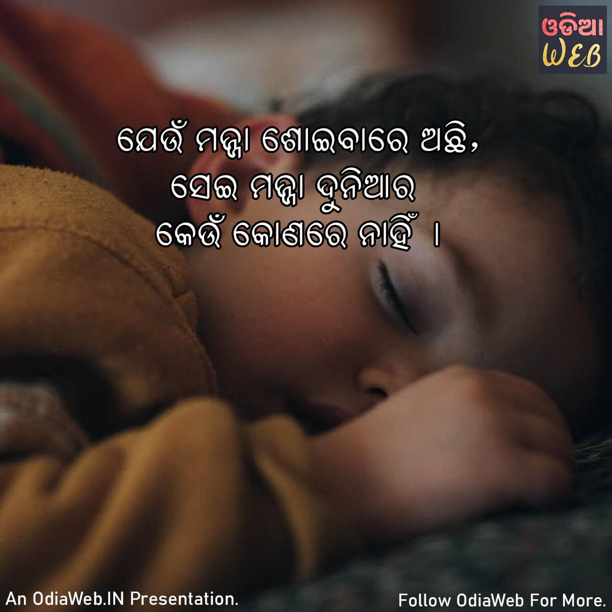 Odia Quotes on sleep
