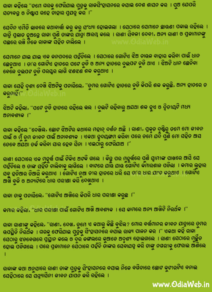 Odia Short Story Bairagya2