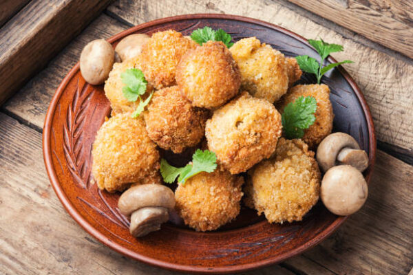 Breaded mushrooms