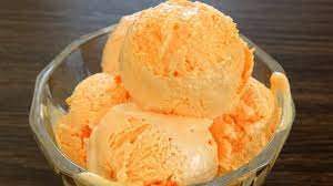 Orange Ice cream